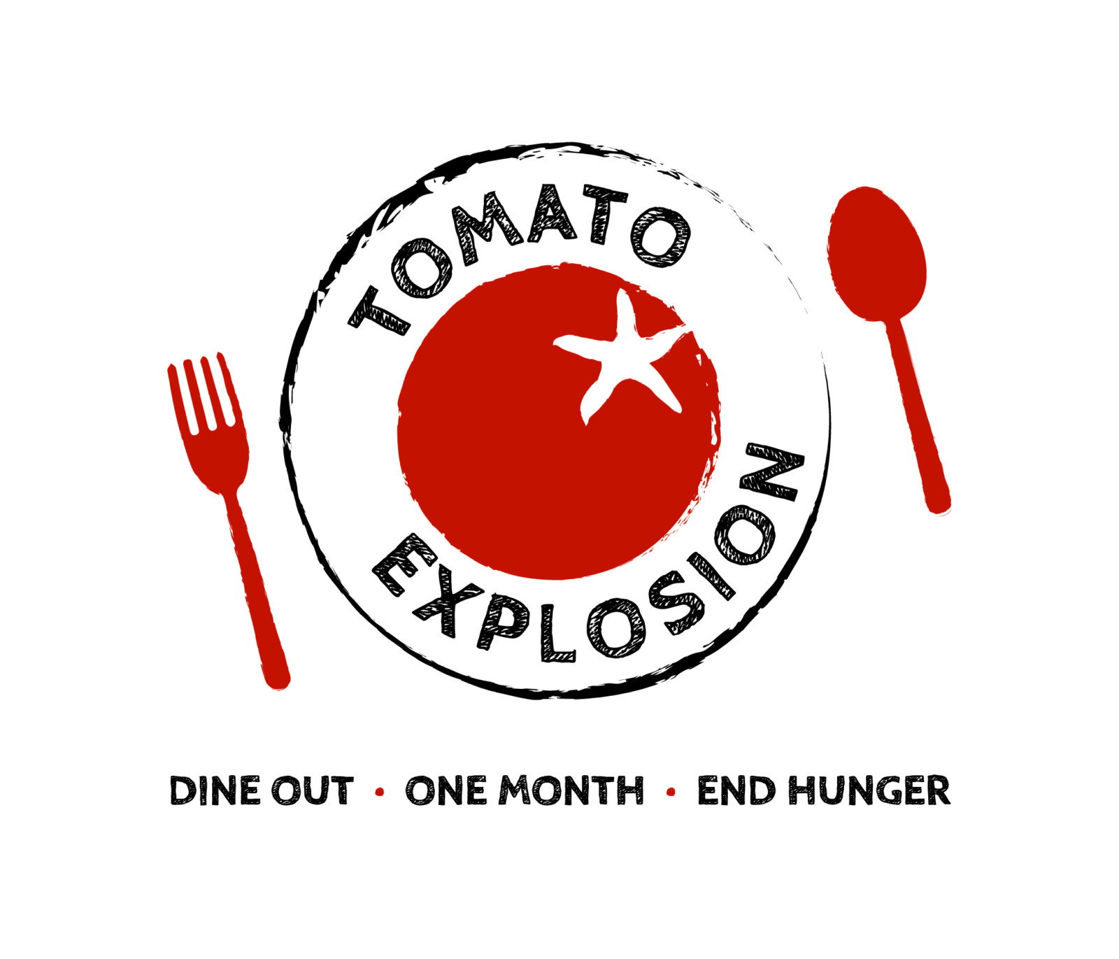tomato explosion logo - print